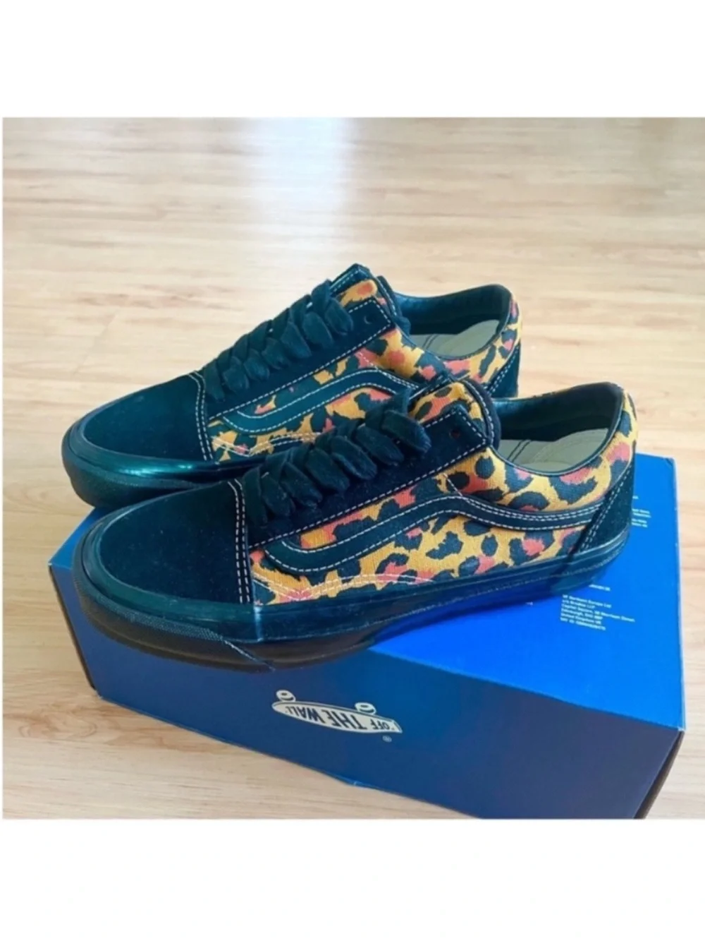 Vans Premium Old Skool Leopard Shoe Women 9.5 US Mens 8.OUS